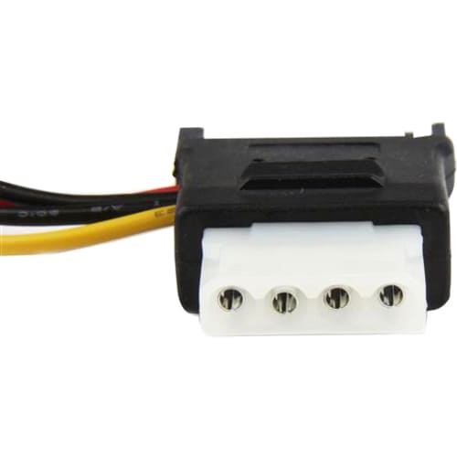 StarTech.com LP4 to SATA Power Cable Adapter with Floppy Power - Power up to two 4-pin LP4hard drives or devices, and a fl