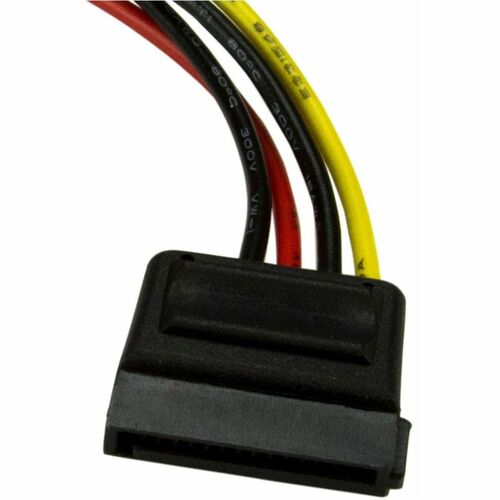 StarTech.com 15cm 4 Pin Molex to SATA Power Cable Adapter - LP4 to SATA - 6in Molex to SATA Cable - 4 pin to SATA power - 