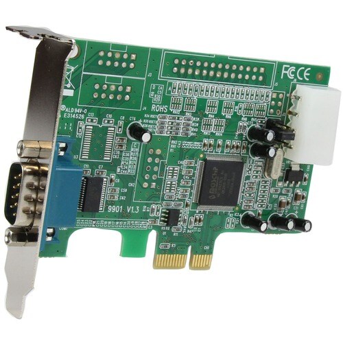 StarTech.com PEX1S553LP Serial Adapter with 16550 UART - Low-profile Plug-in Card - 1 - TAA Compliant - PCI Express x1 - P