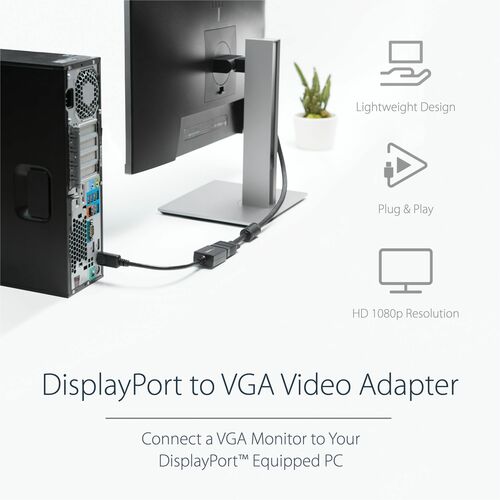 DISPLAYPORT TO VGA CONVERTER .