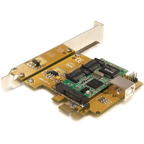 StarTech.com PCI Express to Mini PCI Express Card Adapter - TAA Compliant - 6.9 cm Height x 1.5 cm Width - 1 Each