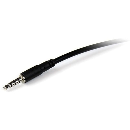 StarTech.com 1m 3.5mm 4 Position TRRS Headset Extension Cable - M/F - 1 x Mini-phone Male Audio - 1 x Mini-phone Female Au