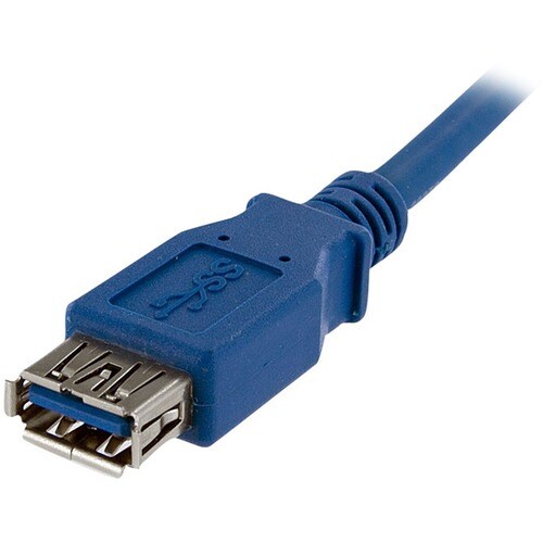 StarTech.com 1 m SuperSpeed USB 3.0 Verlängerungskabel - Stecker/ Buchse - Blau - 5 Gbit/s - Verlängerungskabel - Abschirm