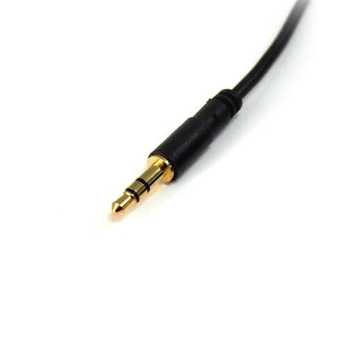 StarTech.com Câble jack audio de 3,5 mm - Cordon stéréo auxiliaire mince de 3 m - M/M - Cable for Appareil Audio, iPod, iP