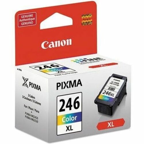 Canon CL-246XL Original High Yield Inkjet Ink Cartridge - Color Pack - 300 Pages