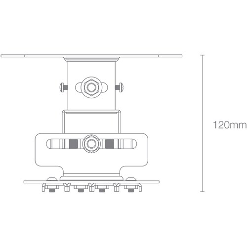 Optoma OCM818W-RU Deckenhalterung für Projektor - Weiß - max. 15 kg Traglast - 1