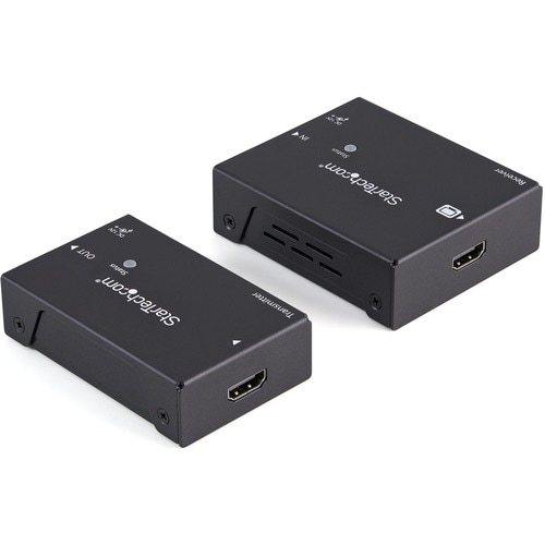 StarTech.com HDMI über Cat5e / CAT6 Video Extender mit Power über Kabel (PoC) bis zu 100m - 1 Eingabegerät - 1 Ausgabegerä