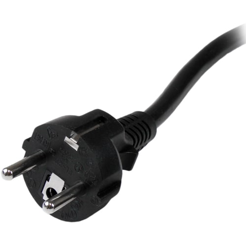 StarTech.com 2m Computer Power Cord - Schuko CEE7 to IEC 320 C19 - Schuko to C19 Power Cable Cord - C19 to European Schuko
