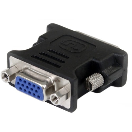 StarTech.com DVI to VGA Cable Adapter M/F - Black - 10 Pack - 1 x 29-pin DVI-I Video Male - 1 x 15-pin HD-15 VGA Female - 