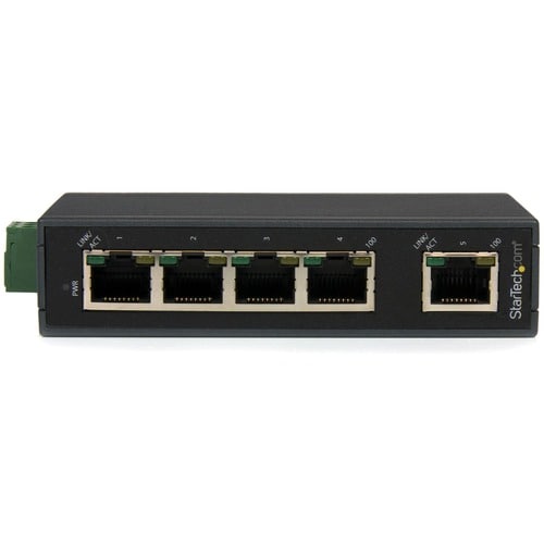 CONMUTADOR ETHERNET 5 PUERTOS SWITCH IP30 PARA CARRIL DIN