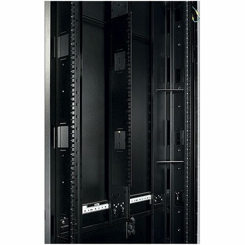 APC by Schneider Electric NetShelter SX Mounting Rail Kit - Black - 1 Each