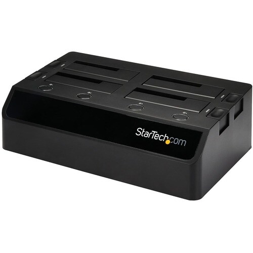 StarTech.com Base de Acoplamiento USB 3.0 de 4 Bahías SATA III de 2.5/3.5"" - Docking Station USB para SSD/HDD - Hot Swap 