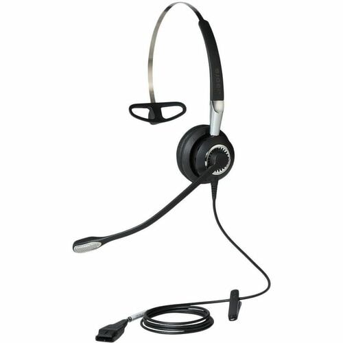 Jabra BIZ 2400 II QD Kabel Über das Ohr Mono Headset - Schwarz - Monaural - Ohraufliegend - 150 Hz bis 6,80 kHz Frequenzga