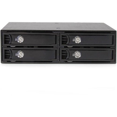 StarTech.com Backplane pour 4 disques durs SAS/SATA de 2,5"" - Rack mobile 4x HDD / SSD avec échange à chaud - 4 x Disque 