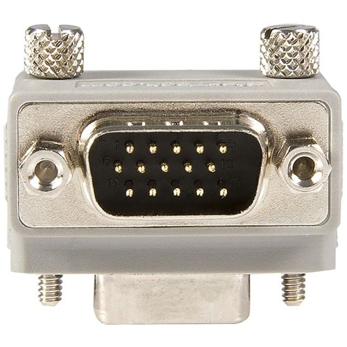 StarTech.com VGA adapter cable - Type 2 - right angle VGA (m) - VGA (f) - Add space for your VGA port and connect a VGA ca