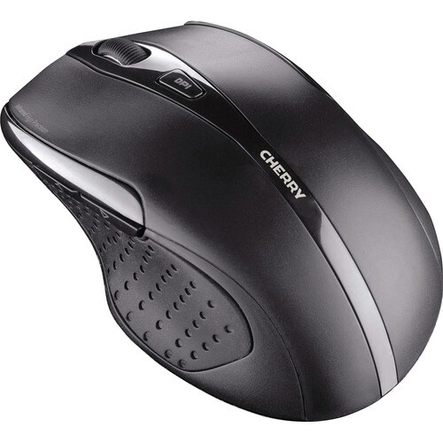 CHERRY MW 3000 Mouse - Radio Frequency - USB - Infrared - 5 Button(s) - Black - Wireless - 5 m - 2.40 GHz - 1750 dpi - Rig