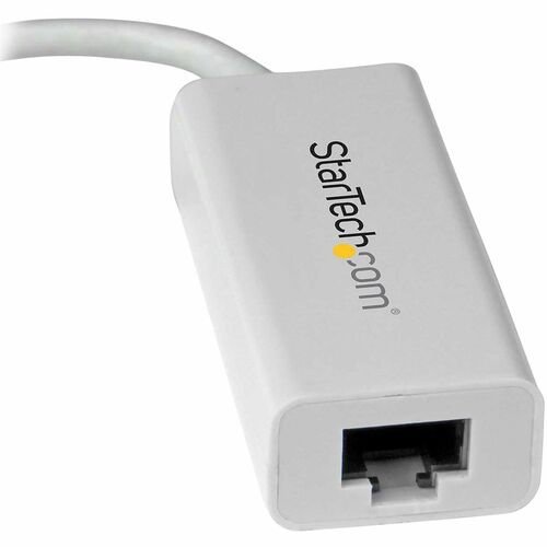 StarTech.com USB-C to Gigabit Ethernet Adapter - White - Thunderbolt 3 Port Compatible - USB Type C Network Adapter - USB 