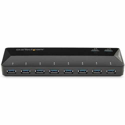 StarTech.com Concentrador USB 3.0 de 10 Puertos - 5Gbps - Hub con Puertos de Carga y Sincronización - 2 Puertos de 1.5A - 