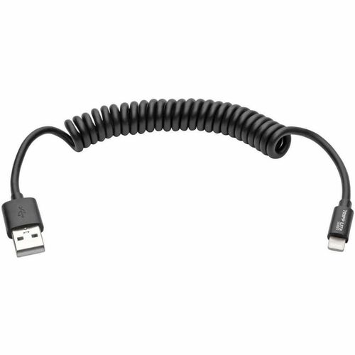 4FT LIGHTNING CHARGING CABLE COILED USB SYNC IPAD/IPHONE/IPOD