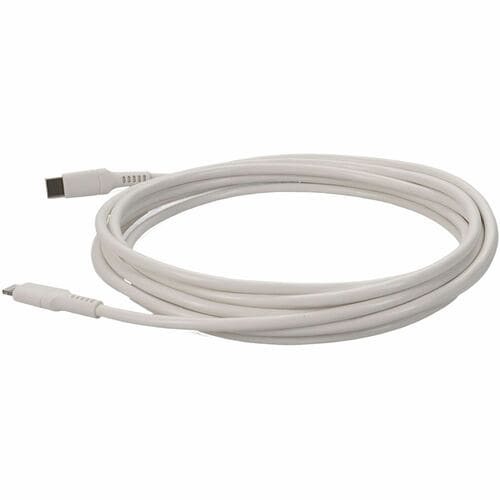 AddOn 1.0m (3.3ft) USB C 3.1 Male to Lightning Male White Sync and Charge Cable - 3.3 ft (1 m) Lightning/USB Data Transfer