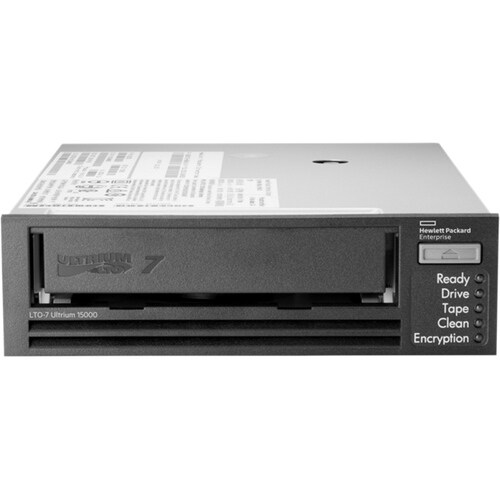 HPE StoreEver 15000 LTO-7 Tape Drive - 6 TB (Native)/15 TB (Compressed) - 6Gb/s SAS - 133.35 mm Width - 1/2H Height - Inte