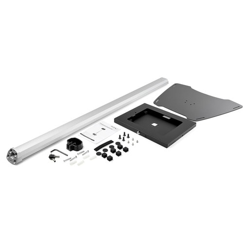 StarTech.com iPad Floor Stand - Metal - for 9.7" iPad - Secure - Fixed Height - Lockable - iPad Kiosk Box - Tablet Floor S
