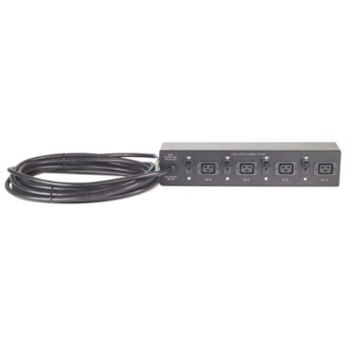 APC by Schneider Electric NetShelter PDU - Basic - Hard Wire 3-wire - 4 x IEC 60320 C19 - 230 V AC Input - 230 V AC Output