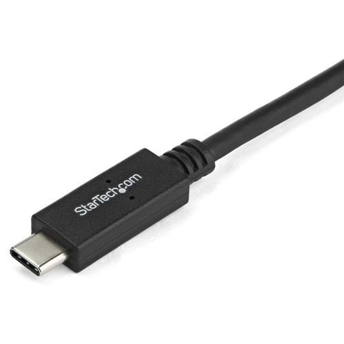 StarTech.com 1m / 3 ft USB-C to DVI Cable - USB 3.1 Type C to DVI - 1920 x 1200 - Black - 3.3 ft. / 1 m USB C to DVI cable