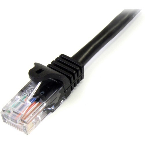 StarTech.com 45PAT1MBK. Kabellänge: 1 m, Kabelstandard: Cat5e, Kabelschirmung: U/UTP (UTP), Anschluss 1: RJ-45, Anschluss 