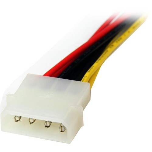 StarTech.com PYO2LP4SATA Adapterkabel - 30,48 cm - für Diskettenlaufwerk - LP4 / SATA - 1 Stück