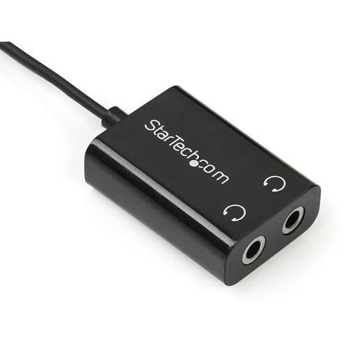 StarTech.com 20,07 cm Klinke Audiokabel - 1 - Cable for Kopfhörer, Lautsprecher, Tablet-PC, Notebook, iPhone, iPod, iPad, 
