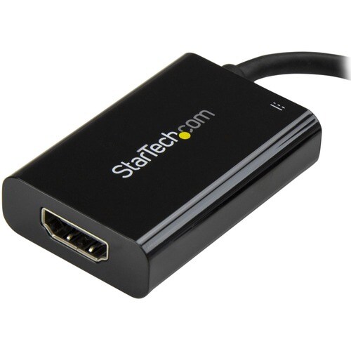 StarTech.com USB-C to HDMI Adapter - 4K 60Hz - Thunderbolt 3 Compatible - with Power Delivery (USB PD) - USB C Adapter Con