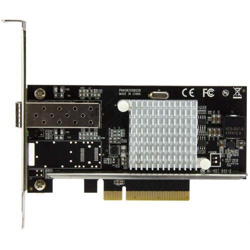 StarTech.com Tarjeta PCI Express de Red con 1 Puerto de 10Gb SFP+ - Fibra Óptica con Chip Intel y Transceptor Multimodo - 