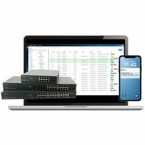 Smart Managed Gigabit Ethernet PoE+ Switch 8 / 16 / 24 10/100/1000Base-T Ports + 2 100/1000Base-X SFP Slots - Smart Manage