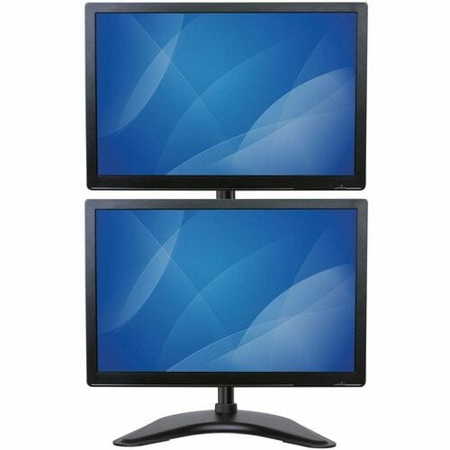 StarTech.com Vertikale Dual Monitorhalterung - Heavy Duty Stahl - Für VESA Monitore bis zu 27 Zoll - Verstellbarer zweifac