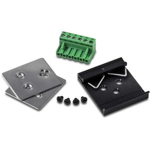 10-PORT HARDENED INDUSTRIAL GIGABIT DIN-RAIL SWITCH