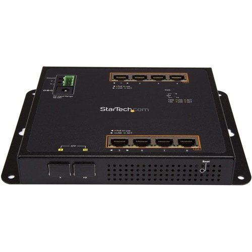 SWITCH RED GIGABIT ETHERNET 8 RJ45 POE+ 2 PUERTOS SFP