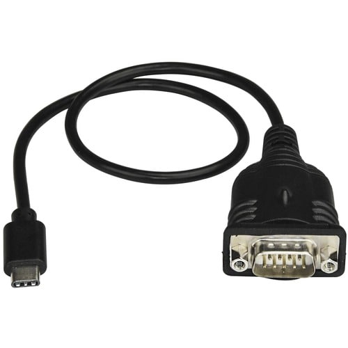 ADAPTADOR USB TIPO C A SERIE DB9 RS232 CON RETENCIN COM