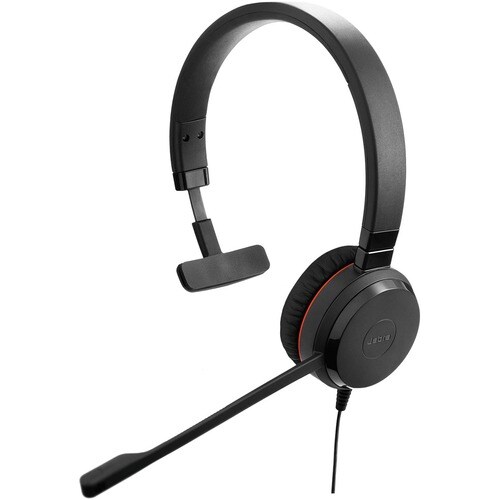 Jabra EVOLVE 20SE UC Mono Wired Over-the-head Mono Headset - Black - Monaural - Supra-aural - 32 Ohm - 150 Hz to 7 kHz - 9
