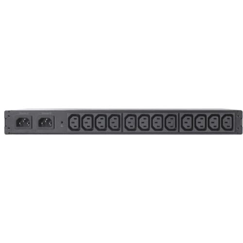 APC by Schneider Electric Rack ATS, 208V, 12A, C14 in, (12) C13 Out - 12 x IEC 60320 C13 - 208 V AC - 12 A