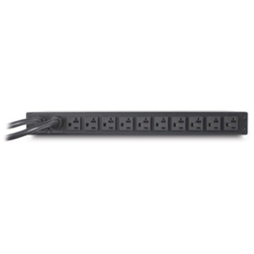 APC by Schneider Electric RACK ATS, 120V, 20A, L5-20 IN, (10) 5-20R Out - 10 x NEMA 5-20R - 120 V AC - 20 A