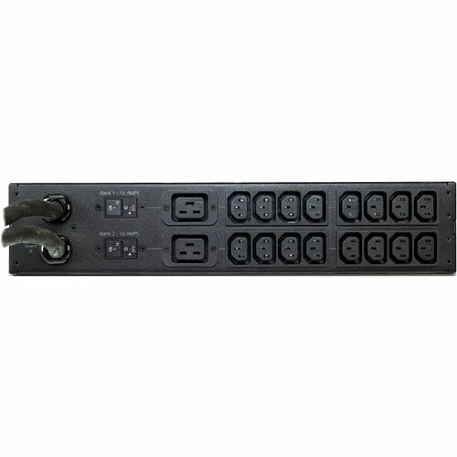 Rack ATS, 230 V, 32 A, IEC 309 in, (16) C13 (2) C19 out - 230 V AC - 32 A