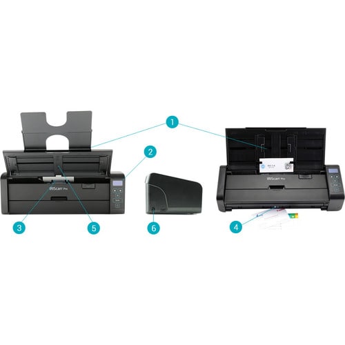I.R.I.S. IRIScan Pro 459 Sheetfed Scanner - 600 dpi Optical - 24-bit Color - 23 ppm (Mono) - 17 ppm (Color) - Duplex Scann