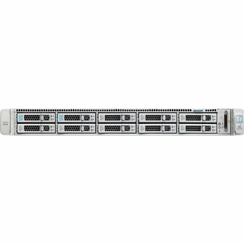 Cisco HyperFlex Server Barebone System - 1U Rack-mountable - 2 x Processor Support - Intel C621 Chip - 3 TB DDR4 SDRAM DDR
