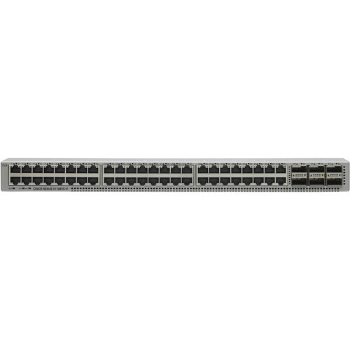 Cisco Nexus 3000 31108TC-V 48 Portas Gerenciável Comutador Ethernet - Ethernet de 40 Gigabits, Ethernet de 10 Gigabit - 10