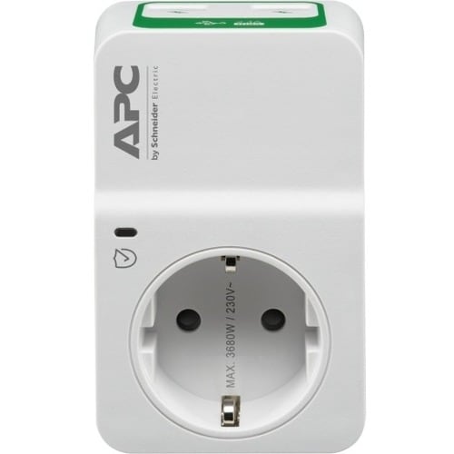 APC by Schneider Electric SurgeArrest Essential Überspannungsschutz - 2 x USB - 918 J - 230 V AC