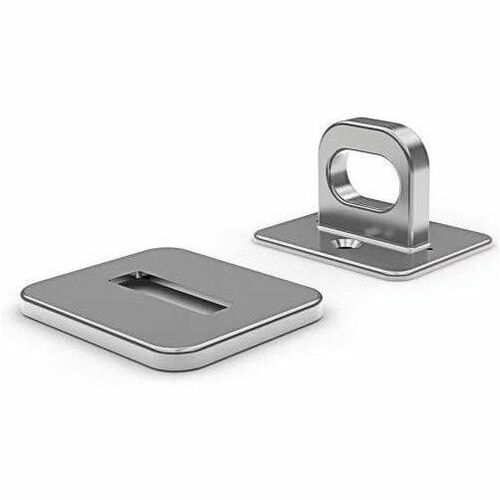 Compulocks Anchoring Point for Security Cable Locks Silver - Anchor Point for Securing Cable Locks, Compatible with All Ou