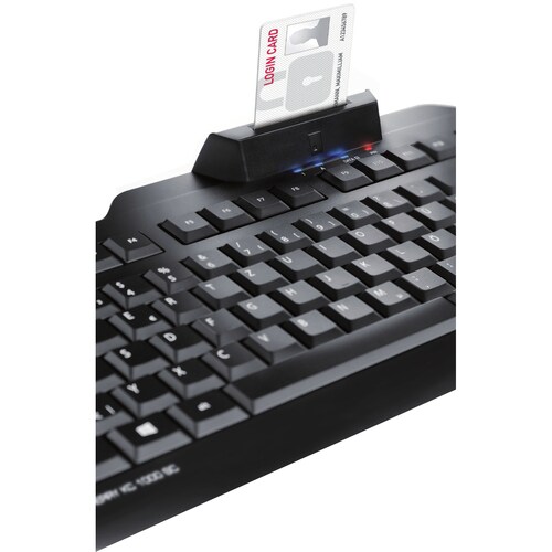 CHERRY KC 1000 SC Tastatur - Kabel Konnektivität - USB Schnittstelle - Spanisch - Schwarz - LPK Keyswitch - 105 Taste(n) -