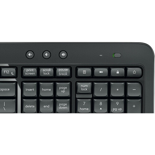 Logitech MK540 Keyboard & Mouse - QWERTY - Spanish - USB Wireless RF - USB Wireless RF - Optical - 1000 dpi - Scroll Wheel