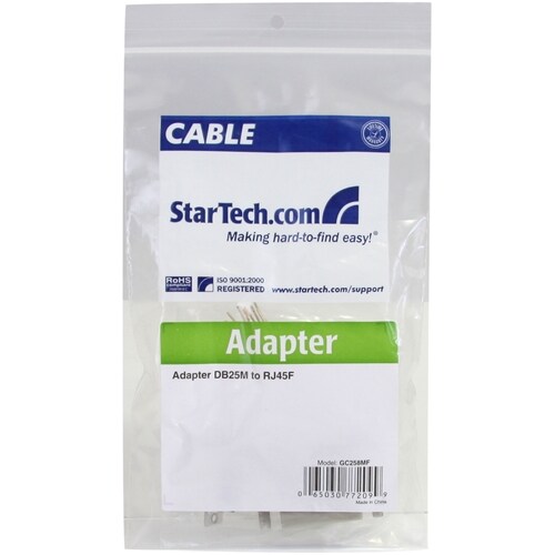 StarTech.com DB25 to RJ45 Modular Adapter - Serial adapter - DB-25 (M) - RJ-45 (F) - Convert a DB25 male connector to an R